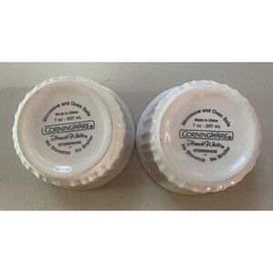 Corning Ware French White 2-7 Oz  Serving Size